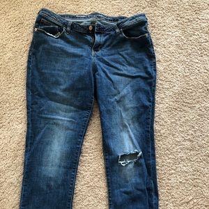 Capri jeans, boyfriend straight